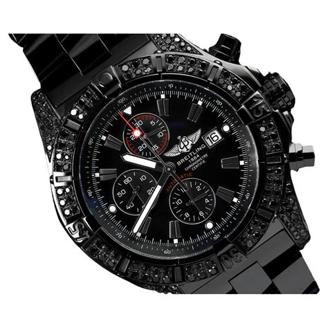 schwarze breitling|breitling black diamond watch.